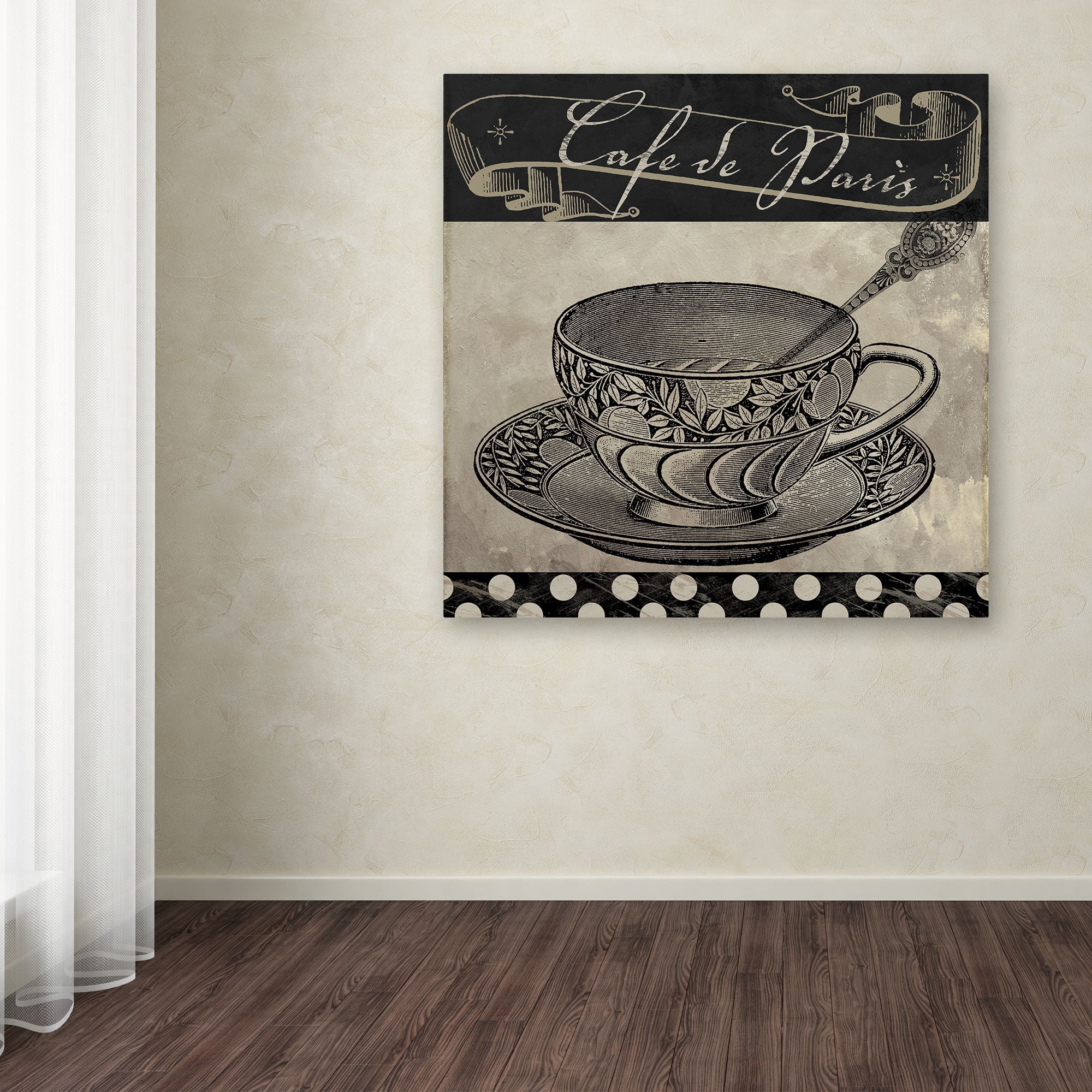 Trademark Fine Art "Bistro Parisienne IV" Canvas Art by Color Bakery