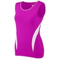 thumbnail image 2 of Augusta Sportswear L Womens Motivator Jersey Power Pink/White 1288, 2 of 2