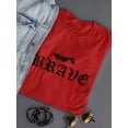 thumbnail image 3 of Japanese Dragon Brave Slogan T-Shirt Women -Image by Shutterstock, Female 4X-Large, 3 of 4
