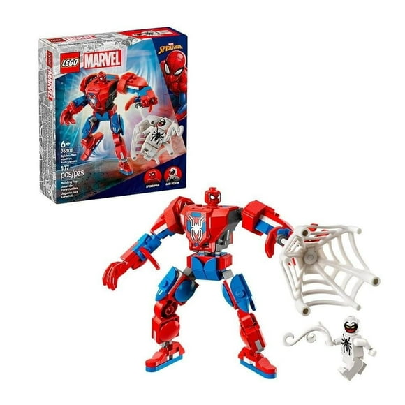 Set LEGO Super Heroes Armadura Robótica de Spider-Man vs el Anti-Venom 76308
