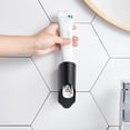 thumbnail image 2 of Bewildely Exprimidor de de dientes, Manual de pared de acero inoxidable, dispensador de de portátil reutilizable, accesorio Juegos de accesorios de baño Negro, 2 of 6