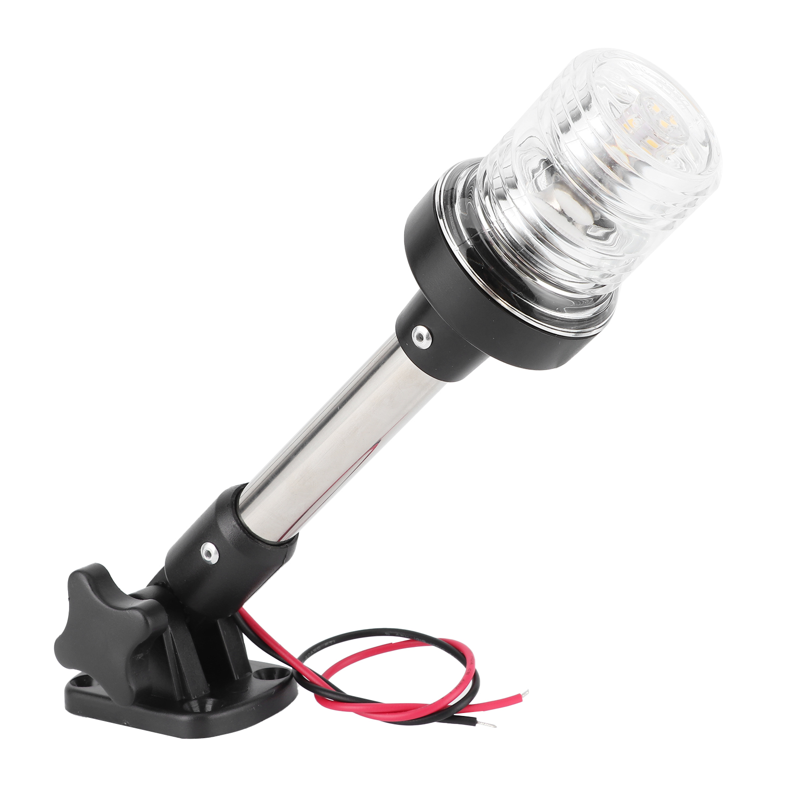 Pontoon Anchor Light, Foldable 40004500K Boat Stern Light For Pontoon