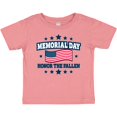 thumbnail image 3 of Inktastic Memorial Day Honor The Fallen with American Flag Boys or Girls Baby T-Shirt, 3 of 5