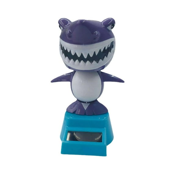 Car Bobblehead Shark Shake Head Toy Automatic Shaking Head Doll K3W0