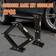 thumbnail image 7 of Doppy 6500lbs RV Stabilizer Jacks,4-24" Height RV Leveling Scissor Jacks,Heavy Duty Camper Stabilizer Jacks for Travel Trailer with Crank Handle,Set of 2, 7 of 7