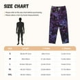 thumbnail image 2 of Salouo Lilac Print Women's Pajama Pants Casual Loose Sweatpants PJs Flowy Pants Drawstring Palazzo for Women Wide Leg Pants Lounge Pajama -Medium, 2 of 8