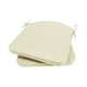 thumbnail image 5 of Cojín para silla, cojín de suelo con lazos, puf de suelo sencillo, cojín para tumbona, suave Blanco, 5 of 9