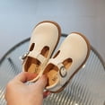 thumbnail image 2 of Zapatos de cuero negros para hombres y mujeres, zapatos pequeños de cuero para primavera, zapatos de princesa para niños, zapatos individuales pequeños de estilo universitario, 2 of 6