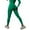 Green, variant on Womens Yoga Pants Dark Green Ribbed Yoga Pants High Waist Compression Fabric High-Intensity Workout Sculpting Leggings