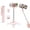 Coral Pink, variant on Extendable Selfie Stick Tripod with Rechargeable Remote & Fill Light, Portable Smartphone Mount Holder for Vlogging, Video Recording & Travel, Compatible with iPhone and Mobile Phones