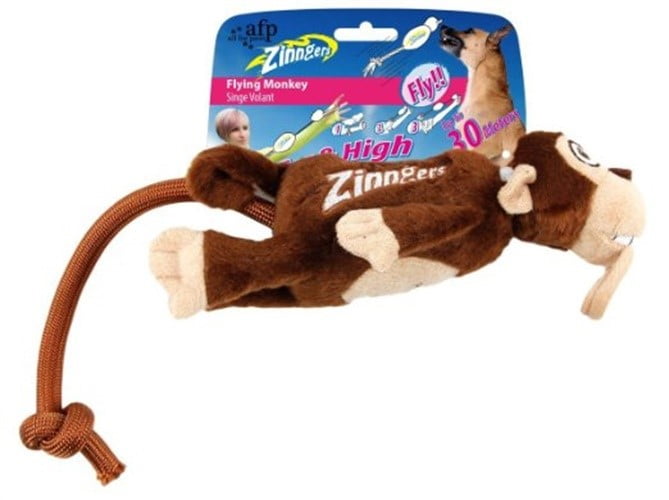 flying monkey dog toy
