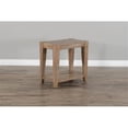 thumbnail image 2 of Sunny Designs 25" Modern Mindi Wood Chair Side Table in Weathered Brown, 2 of 9