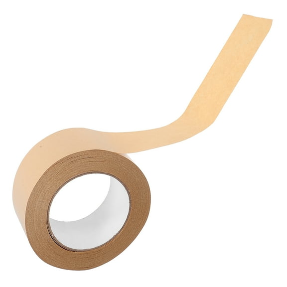 TEHAUX Brown Paper Tape Strong Adhesive for Secure Packaging, Moving, Sealing, and Crafting Tape