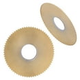 thumbnail image 4 of Ti-Coated HSS Milling Cutter 75 X 0.8 X 22mm Perfect Replacement For The Old One Made Of High Speed Steel The Saw Blade Disc Has High Cutting Efficiency, 4 of 8