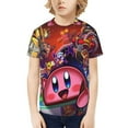thumbnail image 4 of Kirby Boys Girls 3d Graphic Printed T-Shirt Crewneck Short Sleeve Tees, 4 of 6