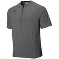 thumbnail image 3 of Evoshield Men's Long Sleeve Baseball BP Jacket Charcoal S, 3 of 6