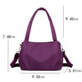thumbnail image 3 of maho Messenger Bag Large Capacity Purpose Casual Hand Shoulder Bag,, Suitable For Traveling, Fitness, Shopping Purple on Clearance, 3 of 7