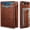 Brick Brown099, variant on Closure Slim Wallet for Men with  Clip  Boxed, Front Pocket Wallet, 3.9"x 2.7", RFID Blocking