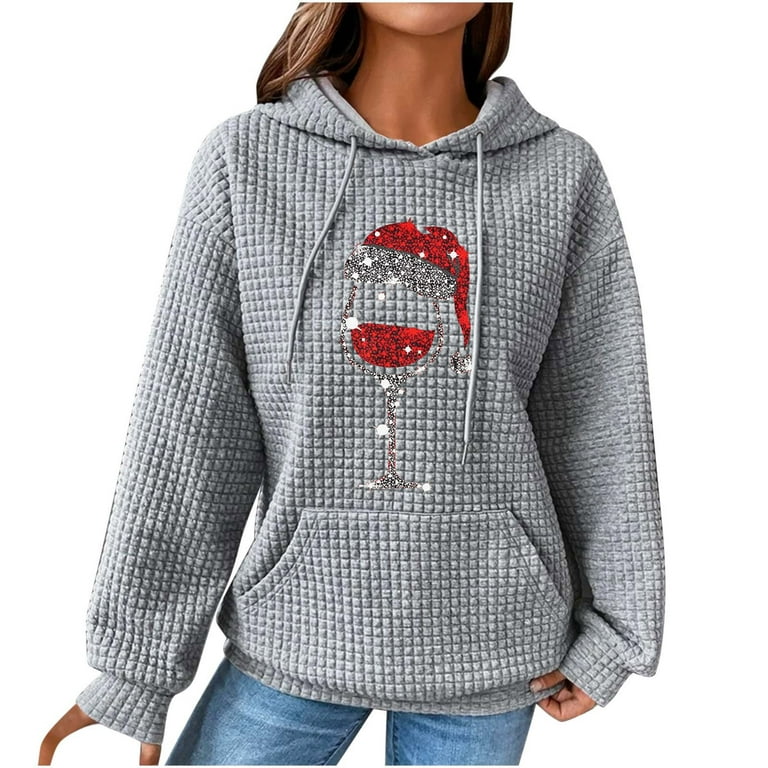 Jacenvly Sweatshirt for Womens Fall Clearance Long Sleeve