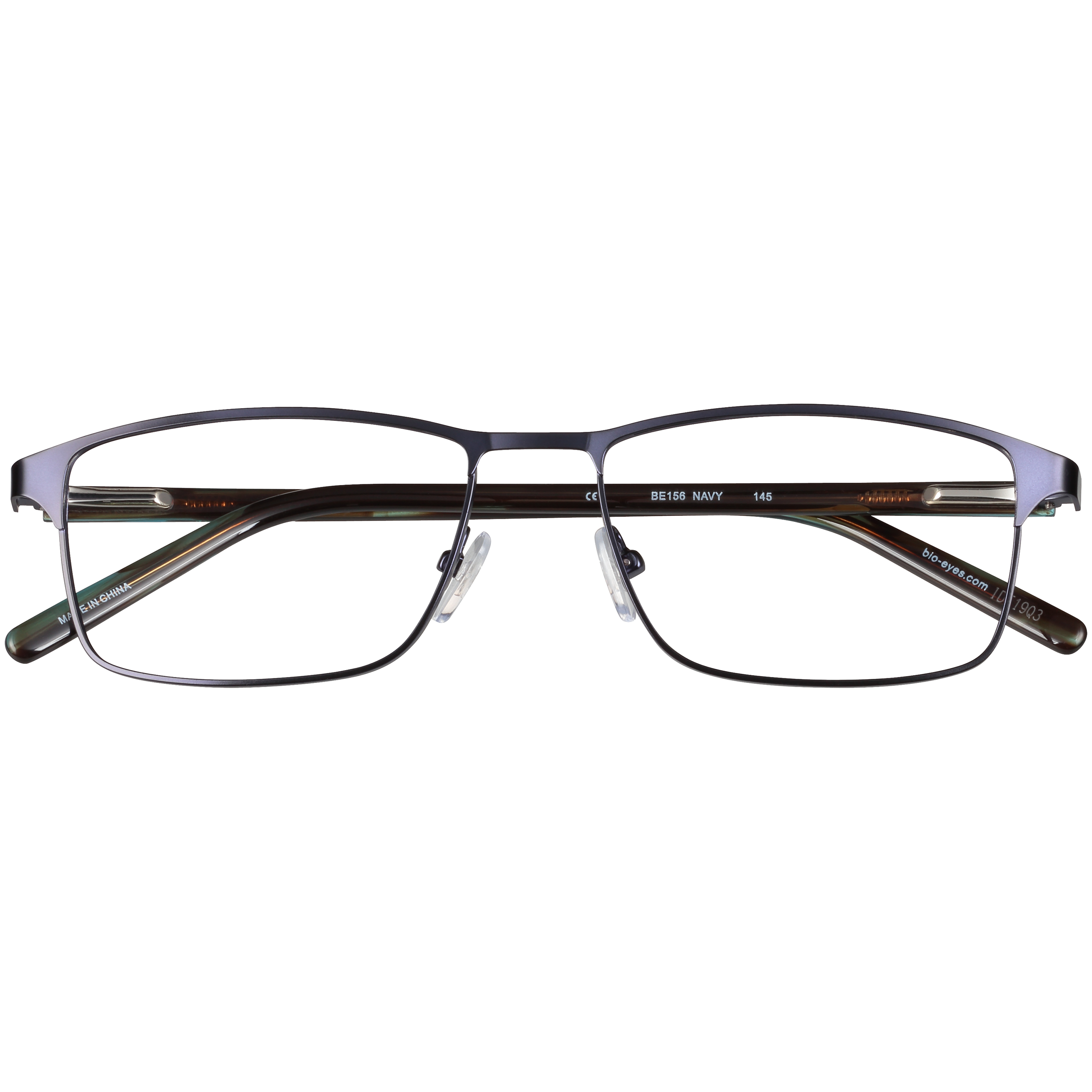 Bio Eyes Mens's BE156 OLEANDER Navy Eyeglass Frames