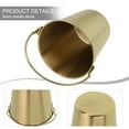 thumbnail image 3 of Stainless Steel Small Portable Ice Bucket With Handles Chip Cup Snack Bucket, 3 of 11