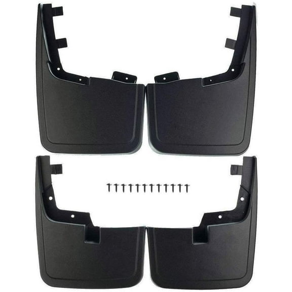 A-Premium Splash Guards Mud Flaps Mudflaps Molded Replacement for Ford F-150 F150 2015-2019 Without Factory Fender Flares Front and Rear 4-PC Set