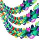 thumbnail image 3 of 6 unidades de guirnaldas de flores de papel para decoraciones hawaianas de fiesta Luau 9,9 pies Afortunado Sencillez, 3 of 5