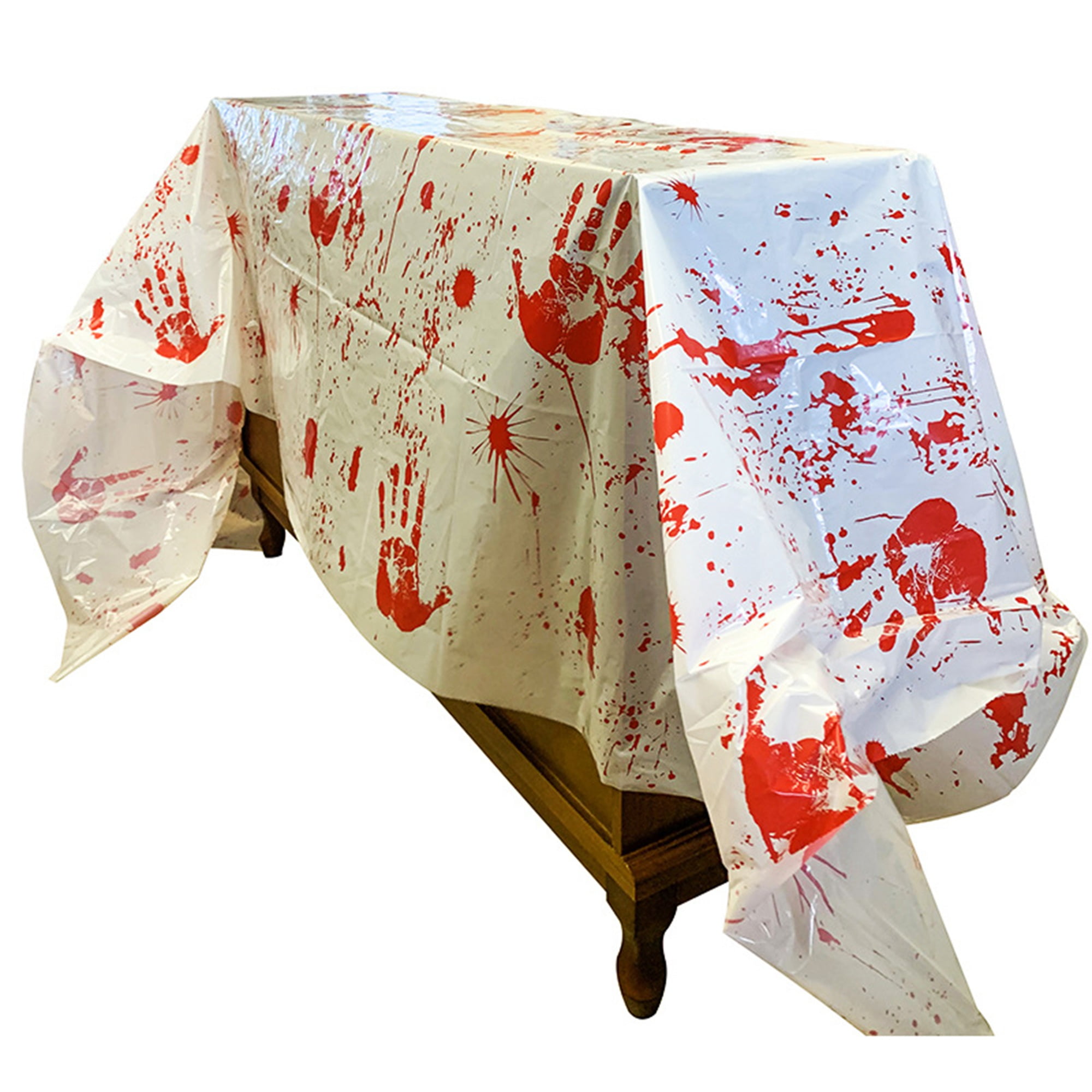 Bloody Hand Print Table Cover