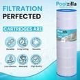 thumbnail image 4 of Poolzilla 2 Pack Replacement Cartridge for CC150, CCRP150, PAP150, Unicel C-9415, R173216, 59054300, Filbur FC-0687, 160317, 160355, 160352, Predator 150, 150 sq. ft. Filter Cartridge, 4 of 7