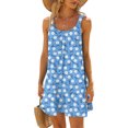 thumbnail image 2 of IROINNID Women's Shift Dress Hawaiian Sleeveless Sling Sexy Beach Dresses Summer Loose Comfy Boho Prints Drop Waist Dress, 2 of 5