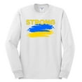 thumbnail image 2 of Ukranian Strong Vintage Mens Long Sleeve Shirt, White, X-Large, 2 of 4