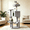 Light Gray, variant on 44-Inch Cat Tree, Beige Cat Tower with Sisal Scratching Post, Multi-Level Plush Pet' Toy Tree with Climbing Ladder