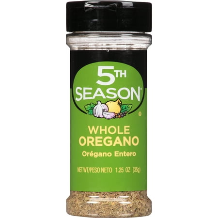 5th Season Whole Oregano, 1.25 oz, Single Herbs & Spices for Mediterranean and Italian Cuisine