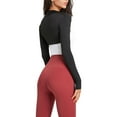 thumbnail image 4 of Wassery Women Long Sleeve Shrugs Cropped Open Front Bolero Shrug Crop Top Cardigan Sun Protection Shawl Arm Sleeve for Exercise Sport Gym, 4 of 5