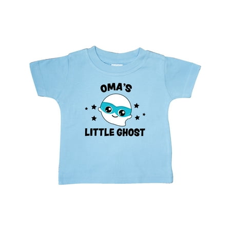

Inktastic Cute Oma s Little Ghost with Stars Gift Baby Boy or Baby Girl T-Shirt