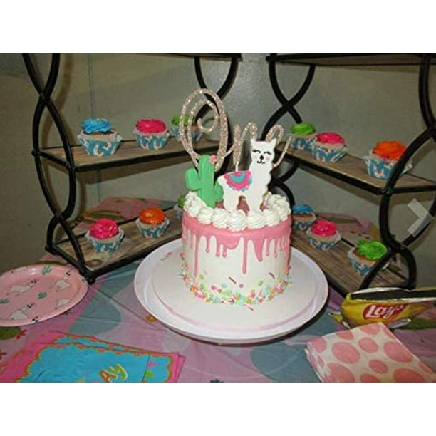 Décoration topper pour gâteau d'anniversaire rose gold