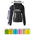 thumbnail image 2 of Ladies Fashion Fleece Hoodies Sweatshirt Autumn and Winter Women’s Long Sleeve Hoodie Sweatshirt Jumper Hooded Pullover Tops Wine L, 2 of 2