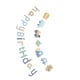 thumbnail image 5 of ADDHAT 1Jgo Banner De Cumpleaños Para Fiesta Con De Personajes En Multicolor Para, 5 of 8