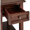 thumbnail image 4 of Chelsea Lane Wood End Table with Drawer and Lift-top Power Outlet, Espresso, 4 of 5