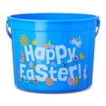5-Quart Plastic Easter Bucket, Happy Easter