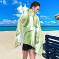 thumbnail image 5 of Avocado Beach Towel Quick Dry Absorbent Bath Towels Sandproof Lightweight Towel for Gym Yoga Sports Swimming- 30x60in Washcloth Gift, 5 of 7