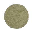 thumbnail image 6 of Home Weavers Bell Flower Collection Bathroom Rug 100% Cotton Tufted Round Shape Bathroom Rug, Soft Absorbent Bath Rugs, Non-Slip Bath Rug, Machine Washable Bath Mats for Bathroom- 22" Round, Green, 6 of 9