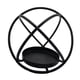 thumbnail image 2 of candeliere de metal, candelero geométrico, candeliere, soporte de para , boda, Navidad, Negro, 2 of 8