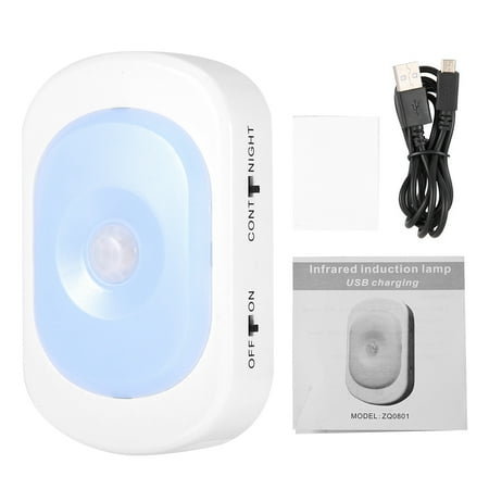 

2024 LED Mini Motion Detection Kitchen Cupboard Cabinet Under Shelf USB Stairway Light