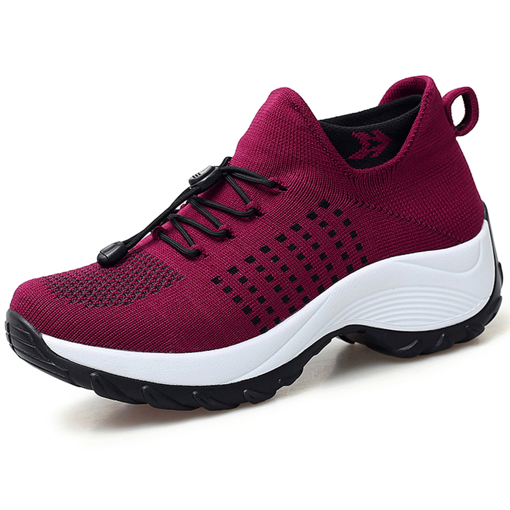 Damyuan Walking Shoes Women Slip On Sock Sneakers Breathe Mesh Comfort