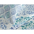 thumbnail image 4 of Ambesonne Watercolor Quilted Bedspread Set 3 Pcs, Moroccan Element, Queen Size, Sea Green Violet Blue, 4 of 5