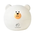 thumbnail image 1 of KAKOWELY Cartoon Bear Paper Box Rolling Paper Case Home Paper Container Office Paper Storage Box (White),6.69X"X6.3"X6.69", 1 of 4