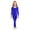 Blue, variant on Girls Scoop Neck Long Sleeve Unitard Bodysuit Dancewear Red 10-12Years