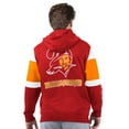 thumbnail image 2 of Men's Starter Red Tampa Bay Buccaneers Extreme Vintage Logo Full-Zip Hoodie, 2 of 2