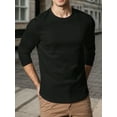 thumbnail image 5 of Men's Textured Knit Sweater: Argyle & Cable Pattern, 97% Polyester 3% Spandex for Casual & Layered Looks, 5 of 6